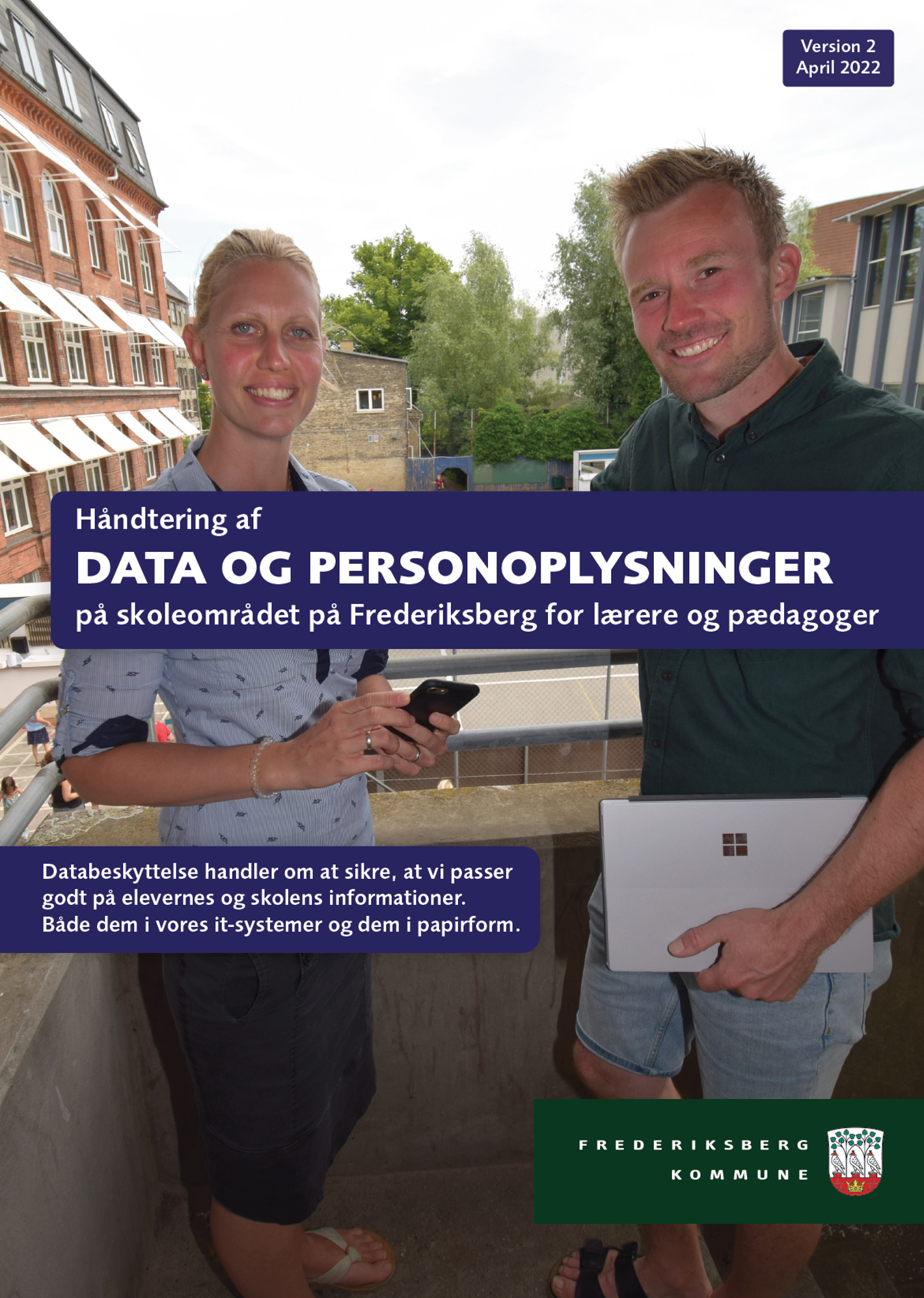 Forsiden af sikkerhedsfolderen
